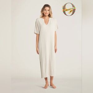 Barefoot Dreams CozyChic Ultra Lite® Caftan Pullover Sand Dune One Size